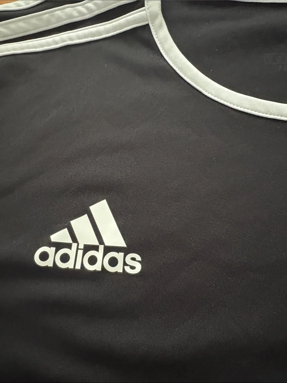 adidas Men’s Black and White Soccer Training Jersey